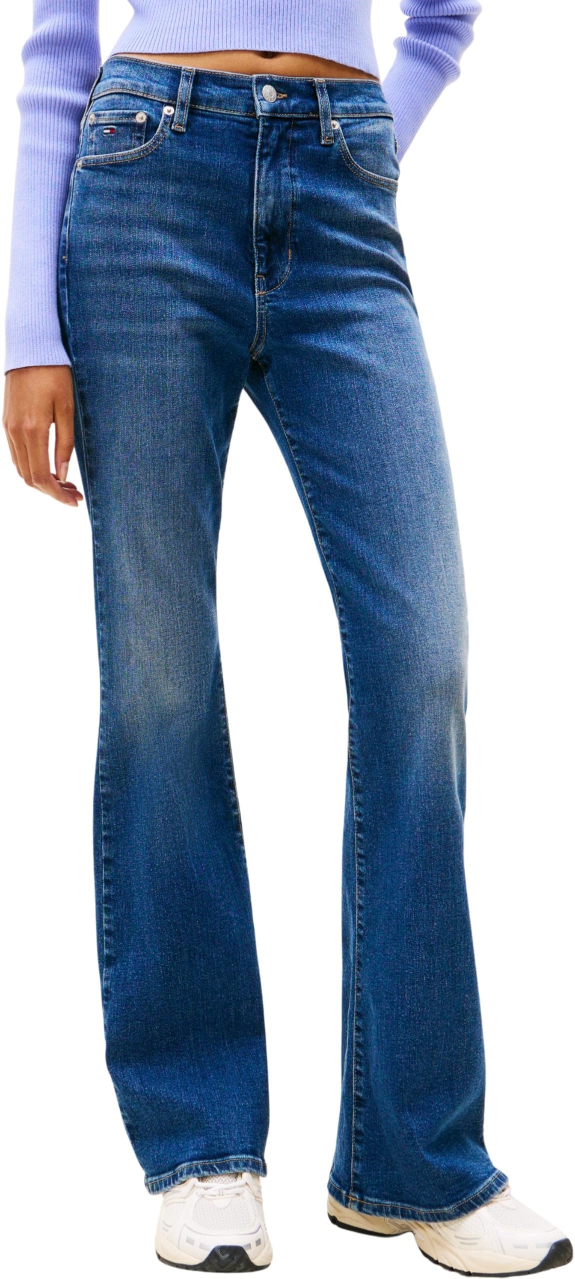 Tommy Jeans Damen Bootcut Sylvia HGH FLR Bi0252 Dw0dw21824