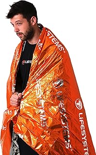 Lifesystems Emergency Silver Foil Thermal Blanket For Hiking, Mountaineering And Outdoor Survival