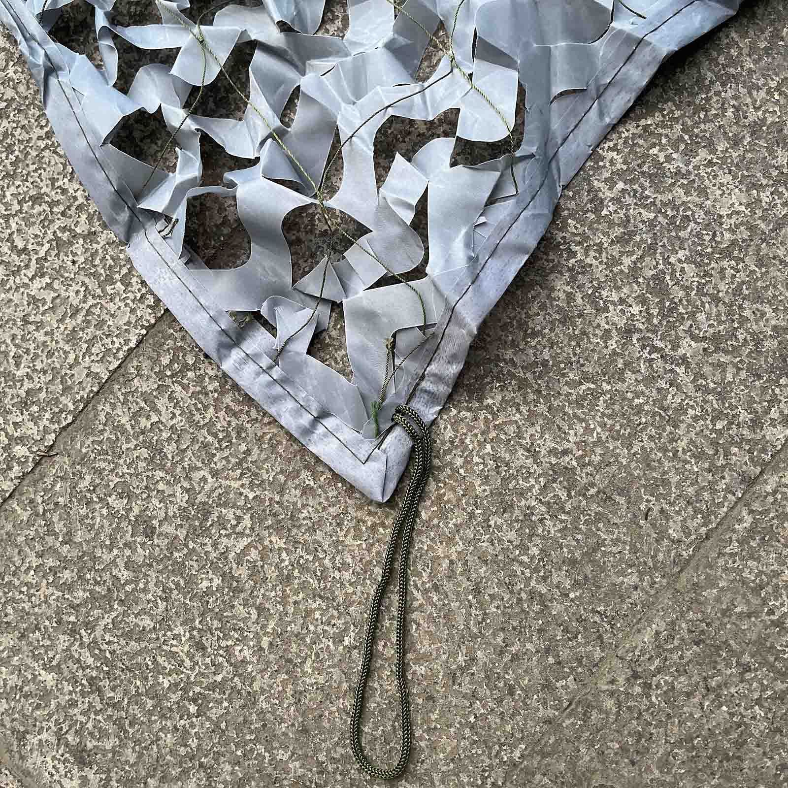 Tarnnetz Grau,Bundeswehr Verstärktes Camouflage Netz,Sonnensegel,Oxford Gewebe Tarnung Netz,Garten Pergola Sonnenschutznetz,Tarnnetz Sichtschutz,Für Camping Jagd Dekoration,Grey-4x5m(13.1*16.4ft)