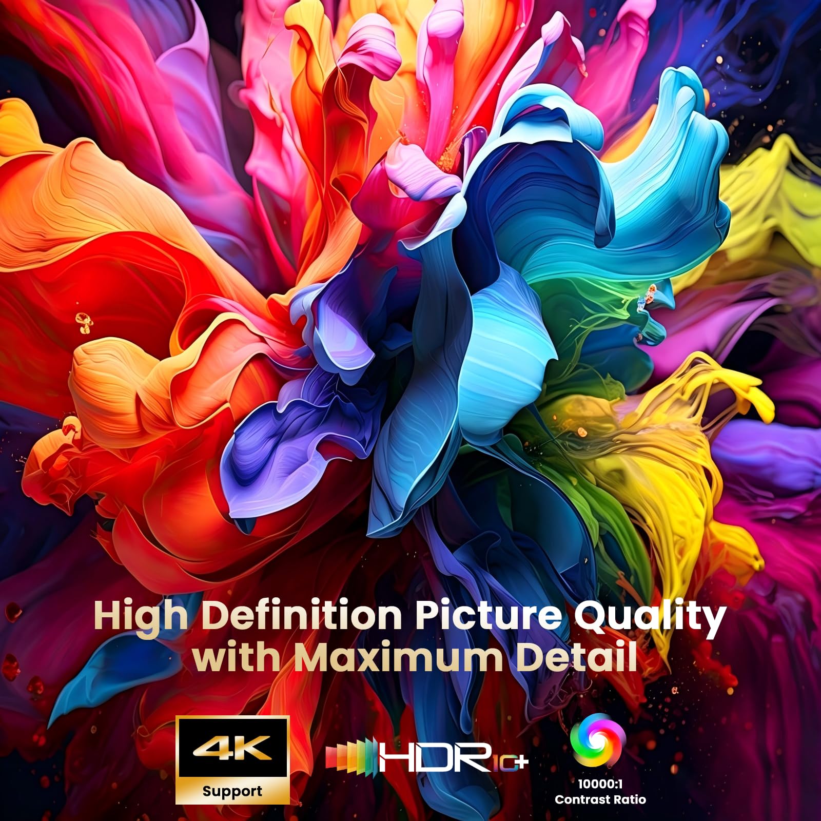 Vidéoprojecteur 2026 Upgraded 1920 * 1080P FHD 4K WiFi 6 Bluetooth 5.2