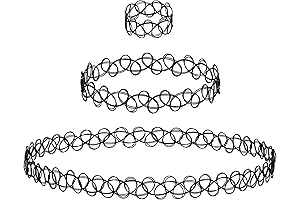 Complete Your 90's Look with This Tattoo Choker Necklace Set