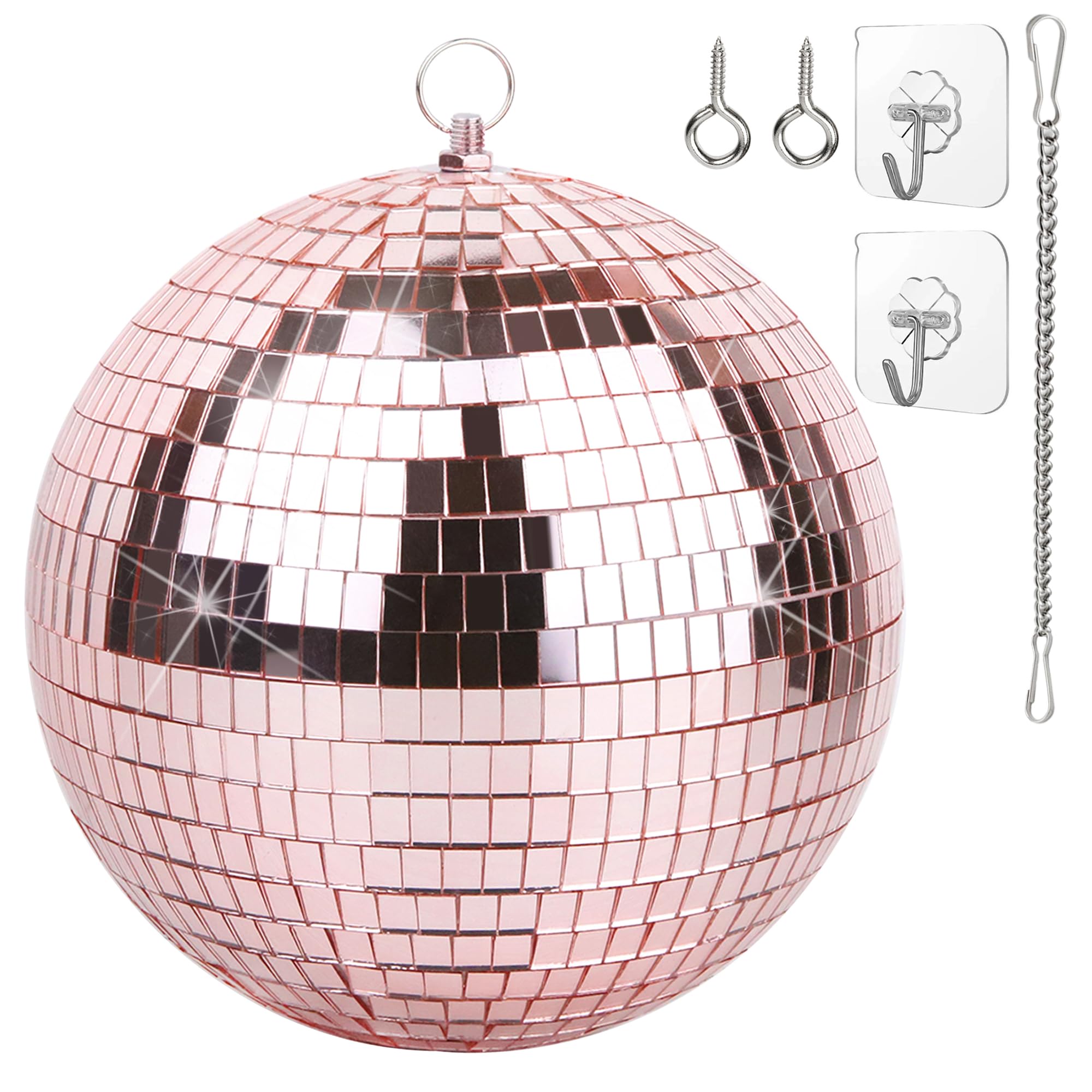 Amazon.com - Oversevenls Disco Ball - 8 Inch Mirror Disco