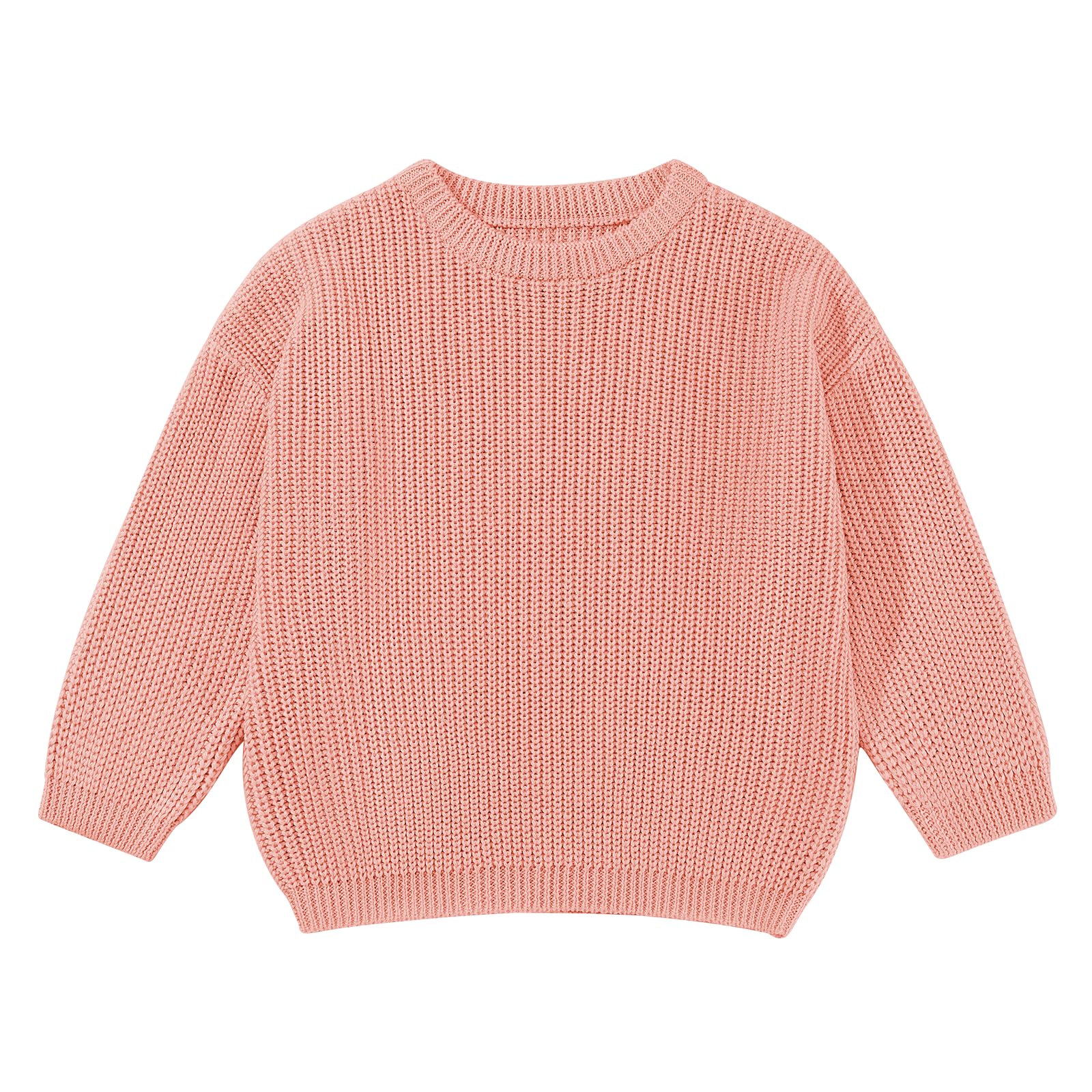 ESHOO Baby Girl Boy Knit Sweater Blouse Toddler Fall Winter Pullover Sweatshirt Warm Crewneck Long Sleeve Tops for Infant Kid