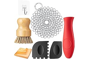 7-Piece Lodge Seasoned Cast Iron Care Kit