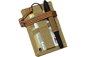 OneTigris Tactical ID Card & Credit Card Organizer Lanyard with Key Ring