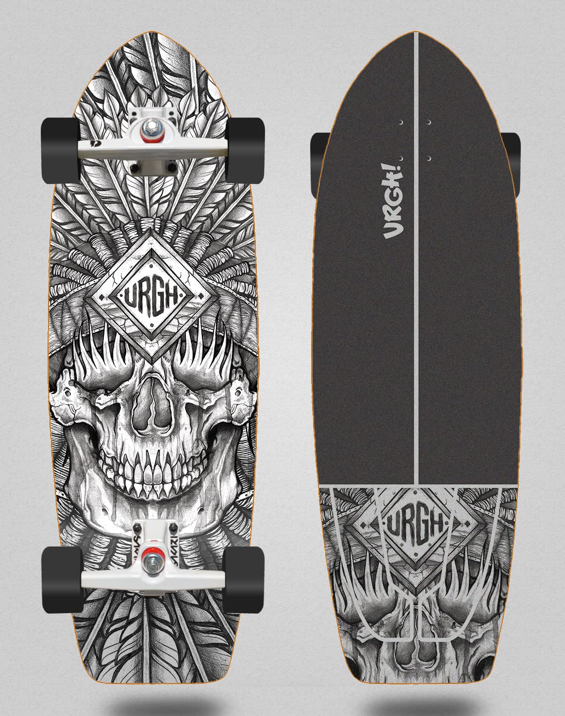 Urgh Surfskate with SGI Trucks Surf Skate Native 30