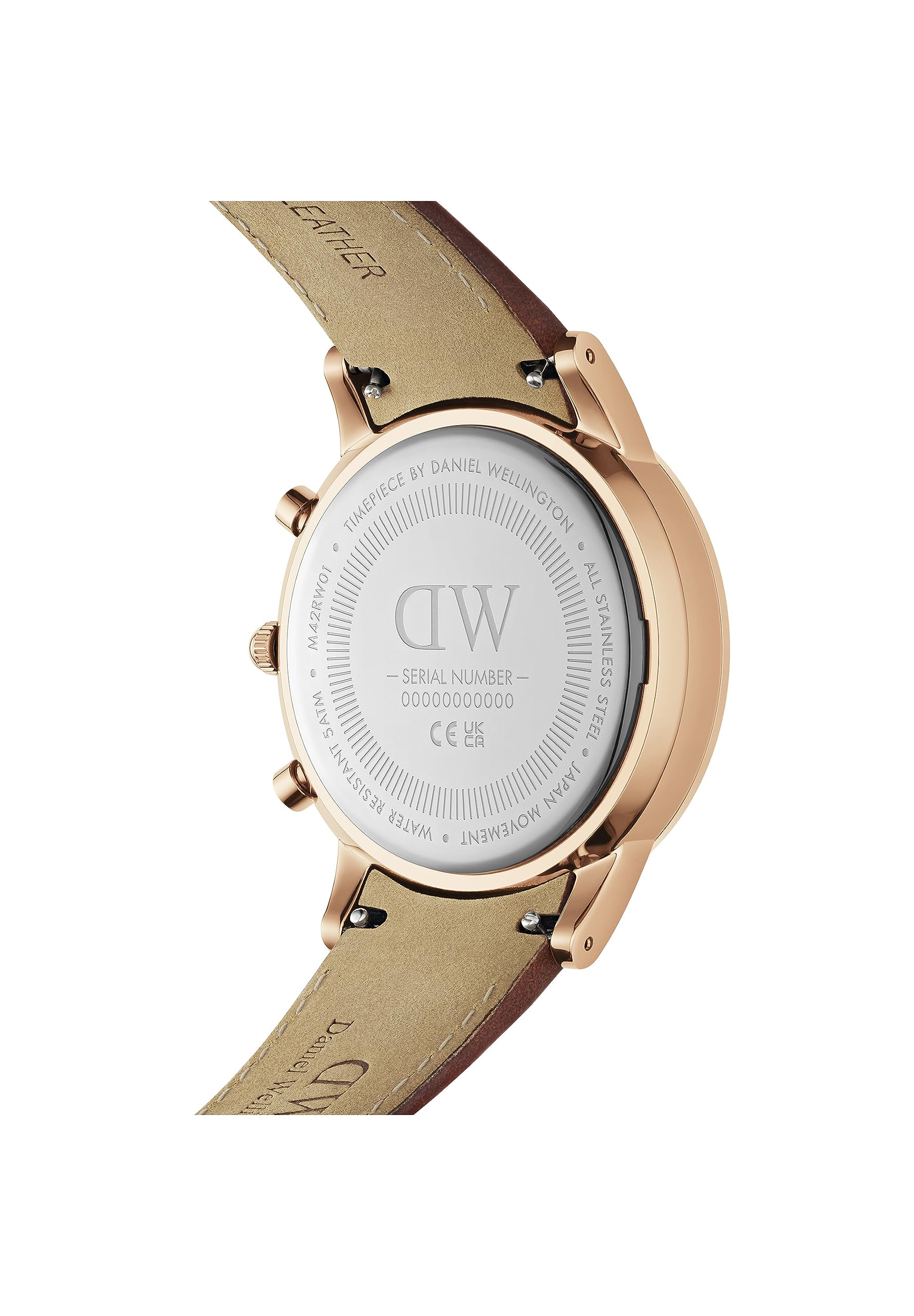 Daniel Wellington Iconic Orologi 42mm Stainless Steel (316L) Rose Gold