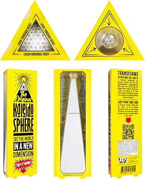 VAT19 The Original Kaleido-Sphere A Modern take on the Classic Kaleidoscope, Mirrored Tetrahedron