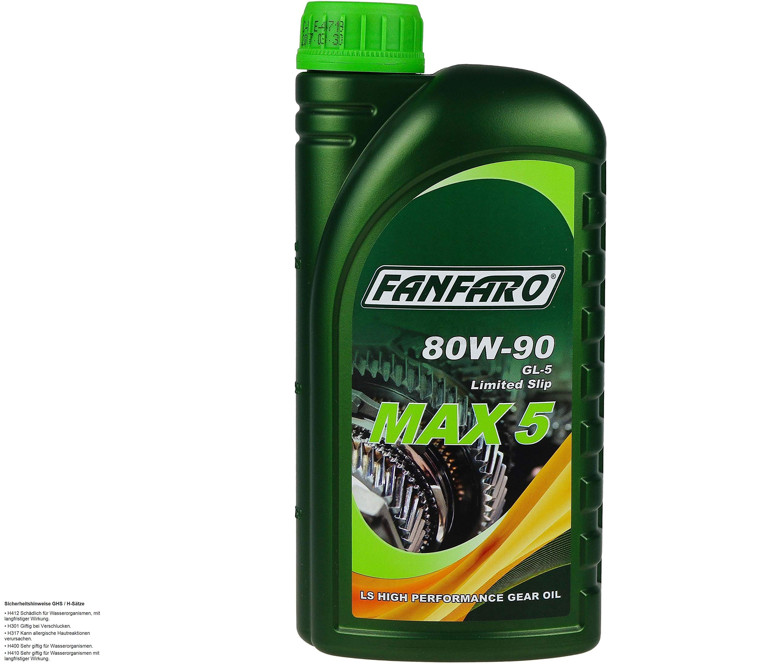 FANFARO MAX 5 80W-90 GL-5 LS API GL olio per ingranaggi Gear Oil, 6 litri