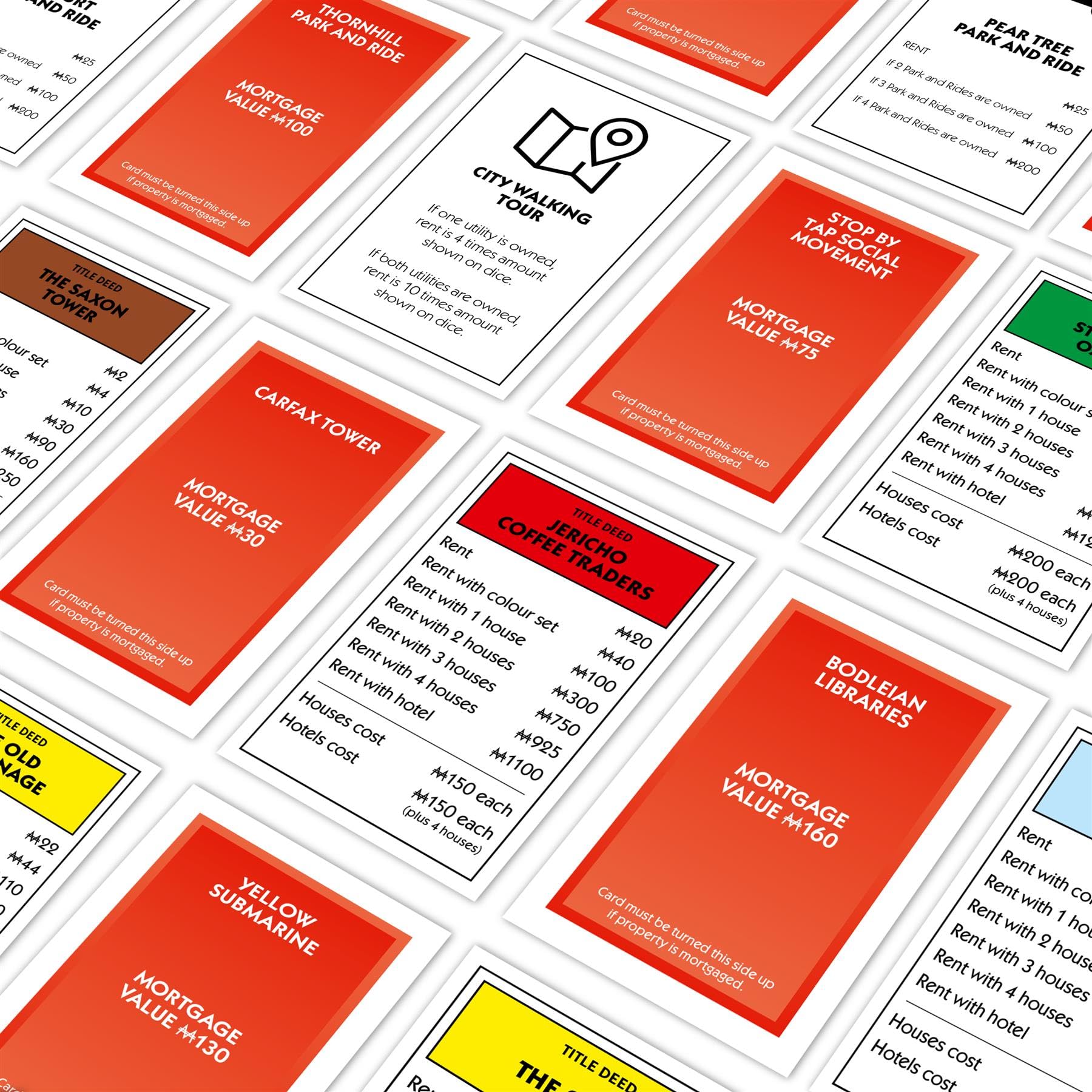 Winning Moves Gioco da Tavolo Oxford Monopoly, avanza sul tabellone e Fai Affari Verso Il Successo, Regalo per Bambini dagli 8 Anni in su