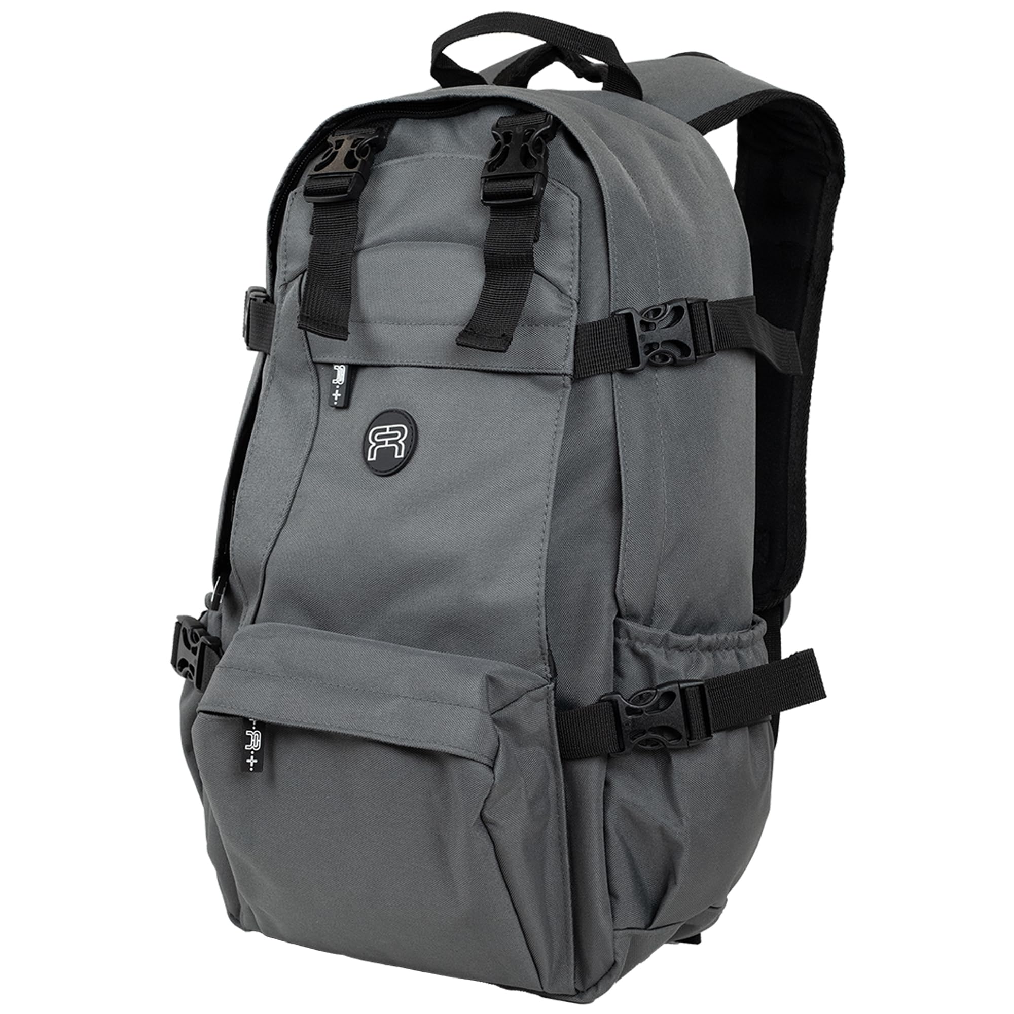 FR Skates Slim Backpack - 18L - Backpack for Skate and Schools (Grey)