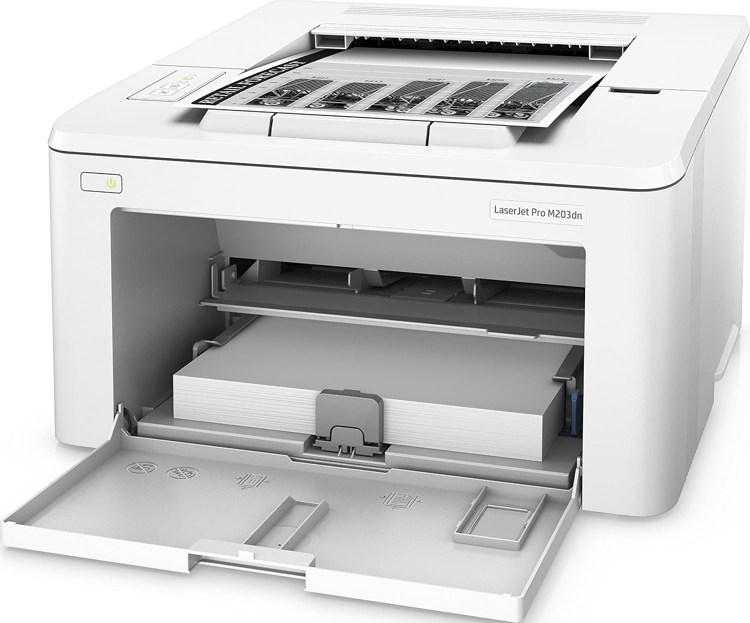 HP LaserJet Pro M203dn G3Q46A, Impresora A4 Monofunción Monocromo,  Impresión a Doble Cara Automática, Gigabit Ethernet, USB 2.0, HP Smart App,  Panel de Control LED, Blanca : Hp: Amazon.es: Informática