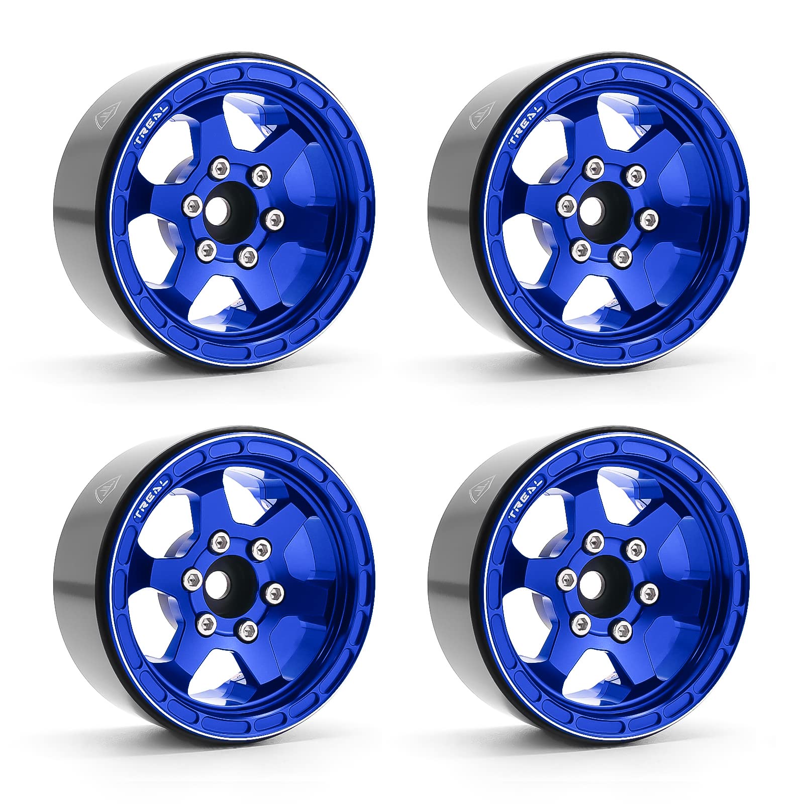 Amazon.com: TREAL 1.9 Beadlock Wheels 1.9 inch Wheels (4P) CNC