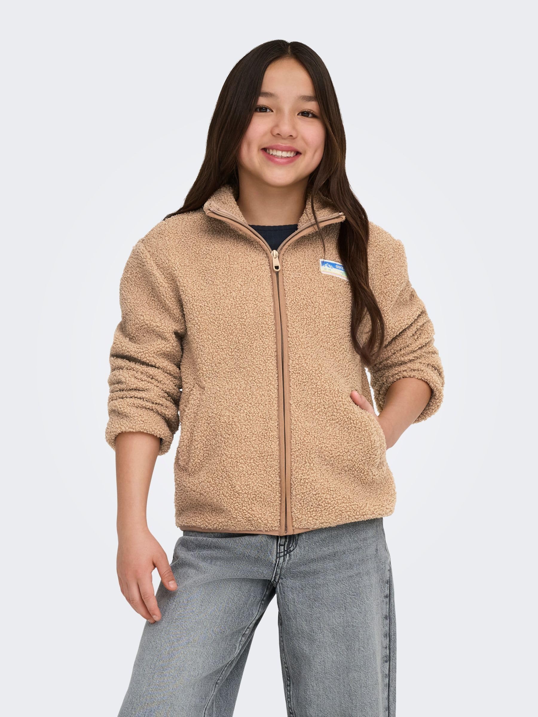 ONLY Girl Teddyfell Mantel KOGEVA Teddyfell Mantel