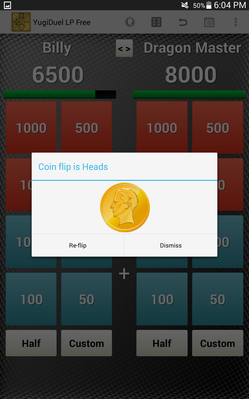 YugiDuel LP Calculator for YuGiOh