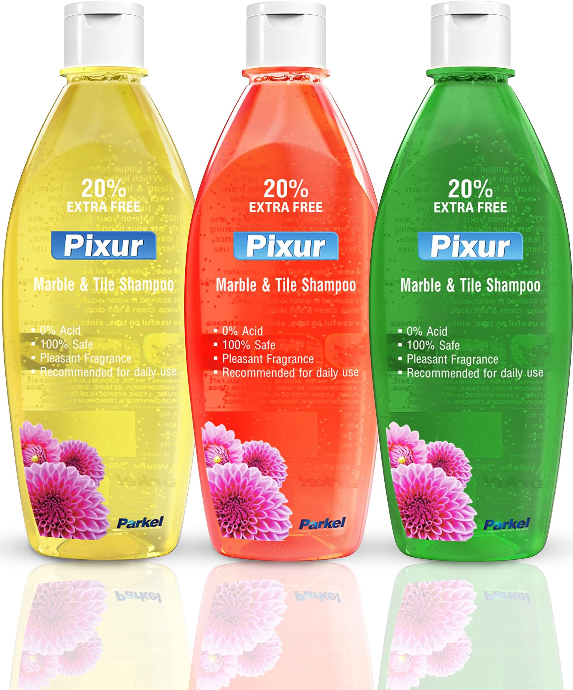 - Pixur Marble And Tile Shampoo Pack Of, 3 Pcs x 600 ML/Floor Claener