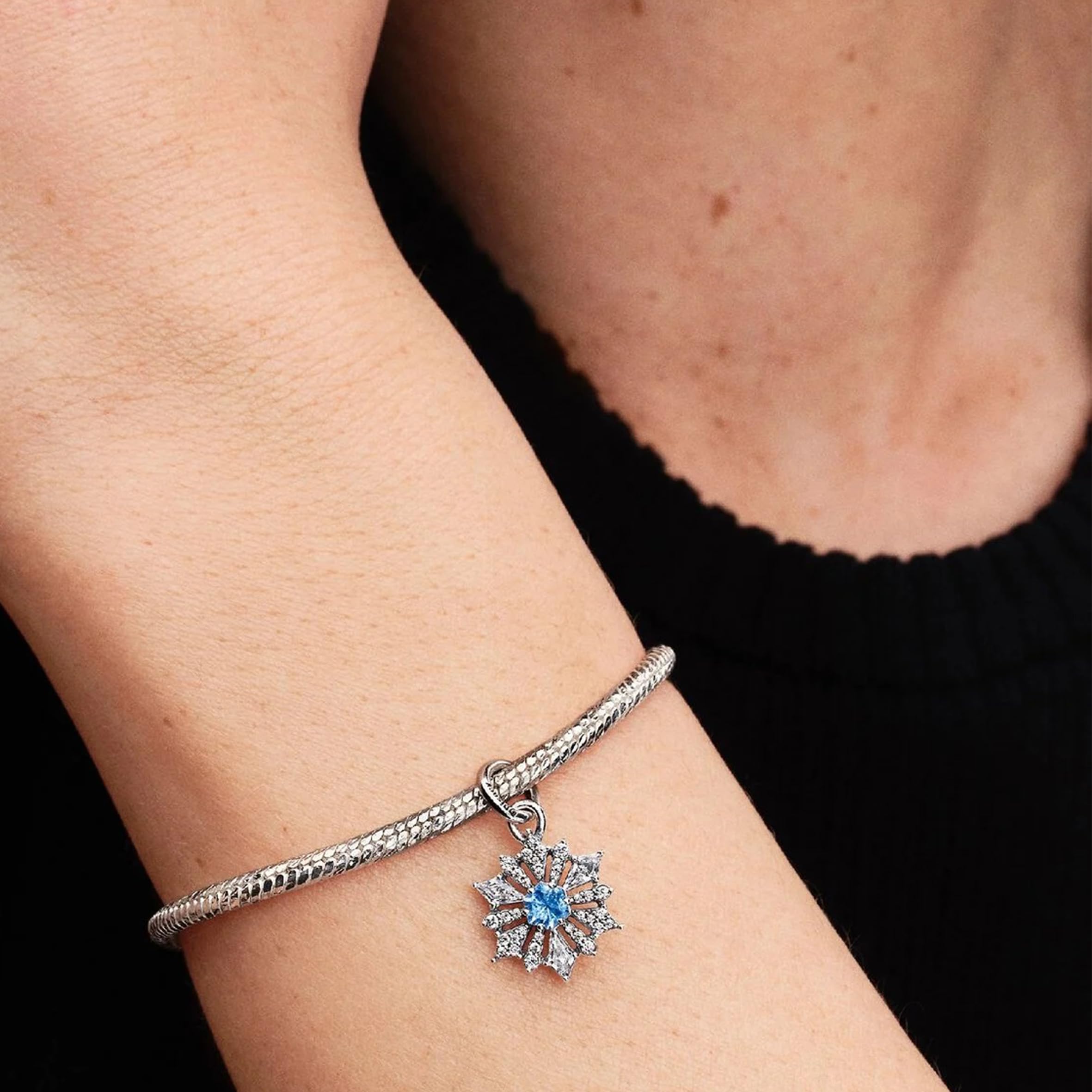 PANDORA Disney Eiskönigin Elsa Schneeflocke Charm-Anhänger 794209C01 Charm Anhänger