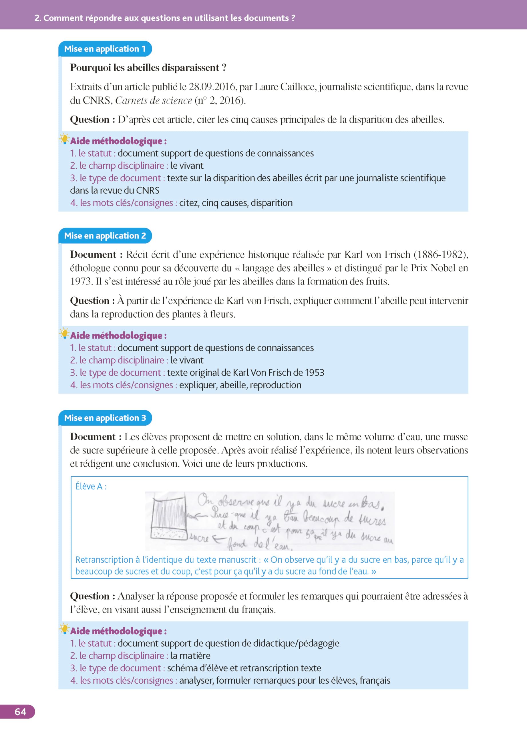 Objectif CRPE 2026-2027 Sciences et Technologie - Épreuve écrite d'admissibilité M2/L3