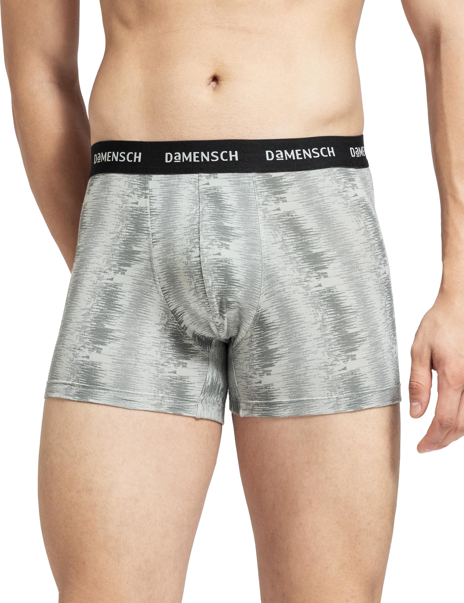 damensch Men Printed Anti-Odour Peppermint Finish, Ultra Soft with Premium Shine, Fresh-Mint Classic Trunks-picture-12