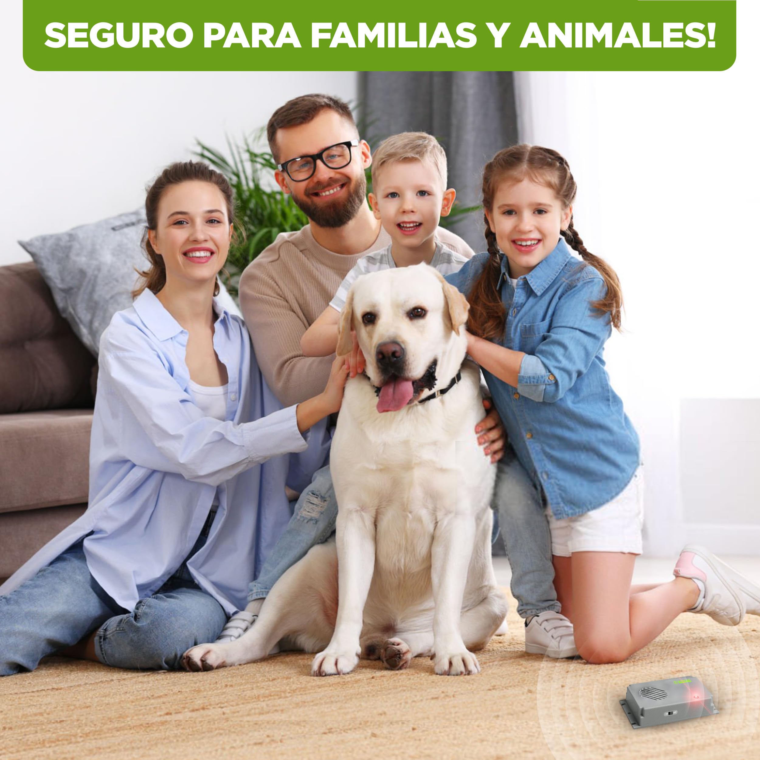 ISOTRONIC Repelente Ultrasónico para Ratones y Ratas 40 m² Pack de 3 Unidades