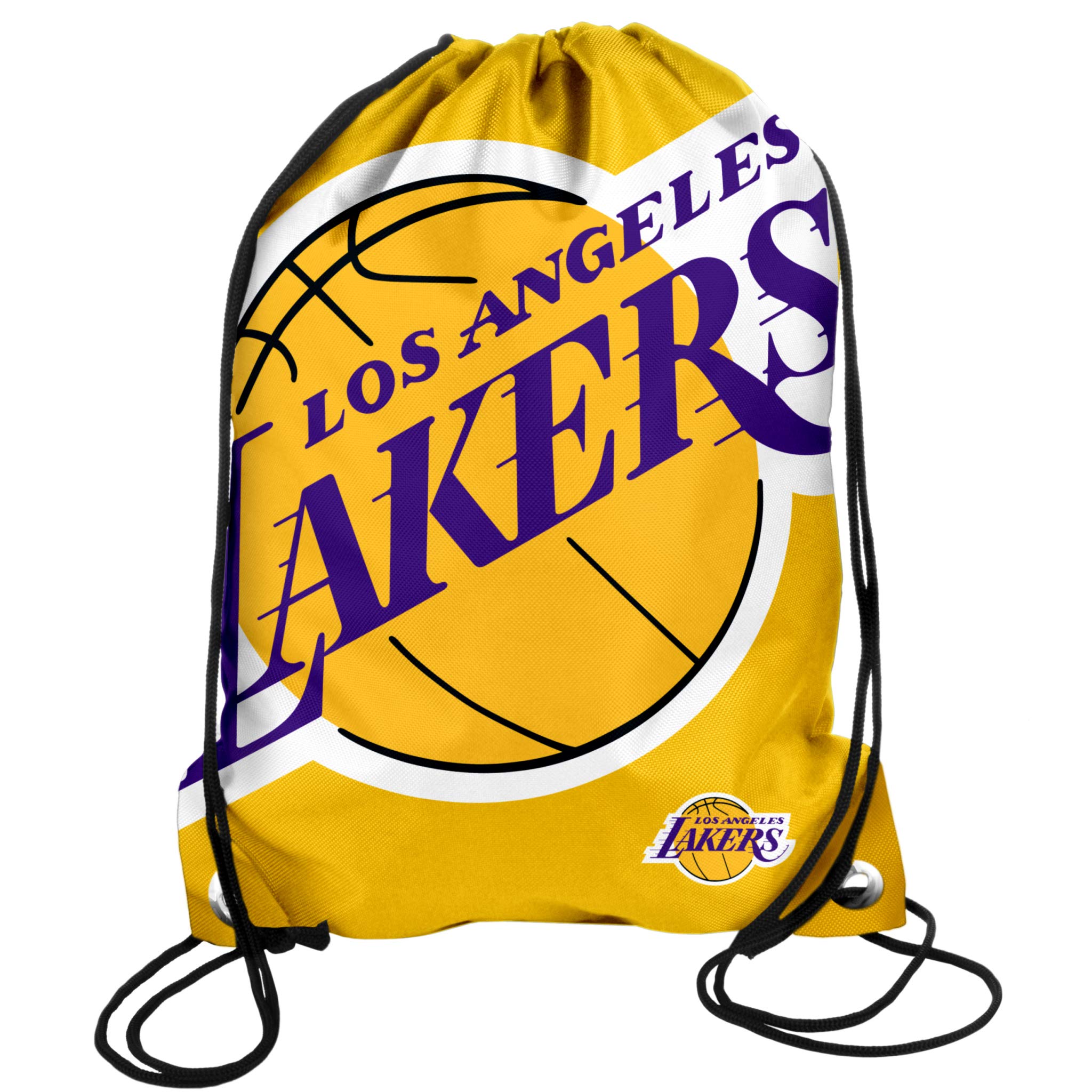 FOCO NBA Los Angeles Lakers Unisex 2013 DRAWSTRING BACKPACK2013 DRAWSTRING BACKPACK, Team Color, OS