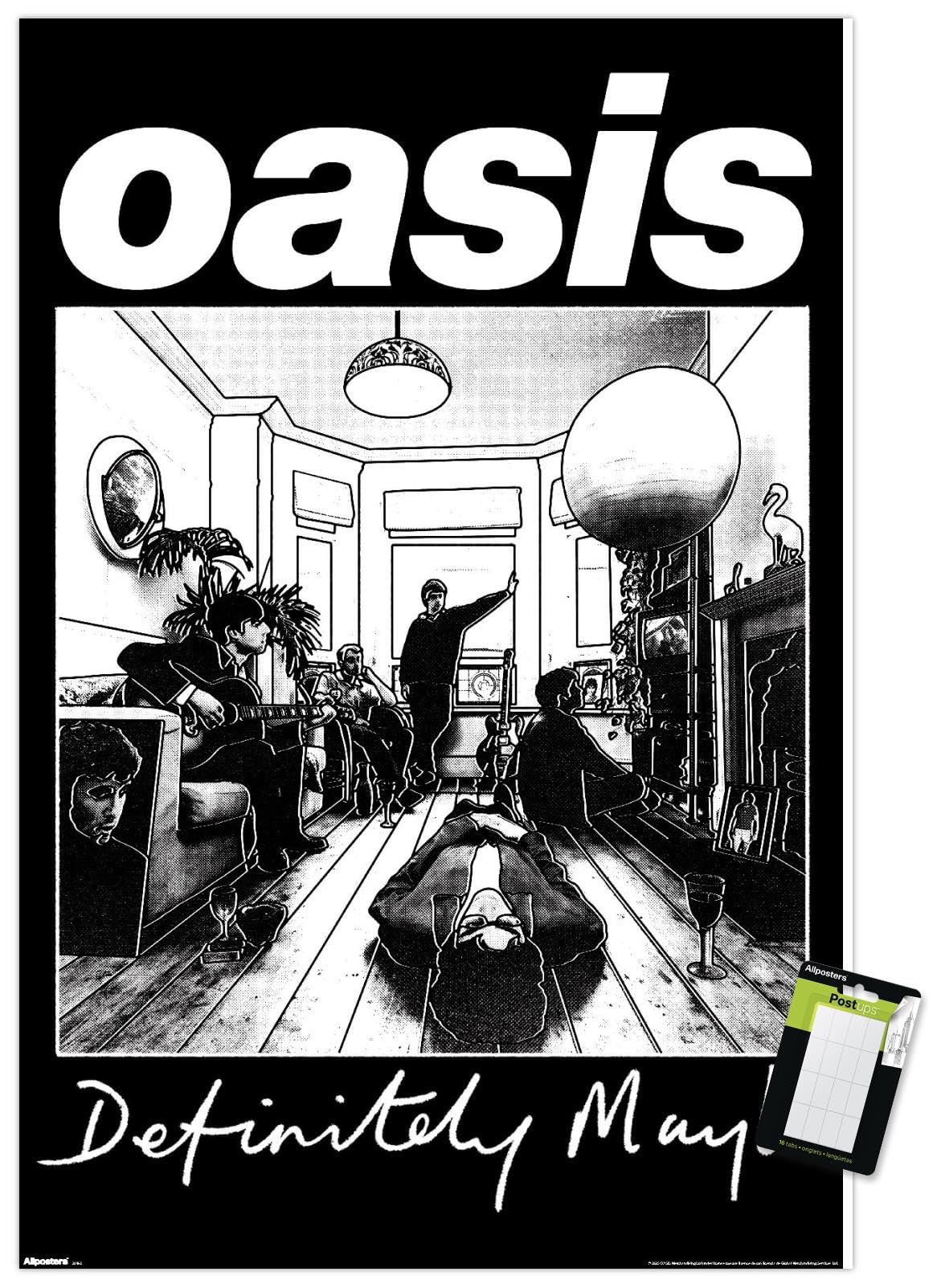 Amazon.com: Oasis - Definitely Maybe Wall Poster, 34L
