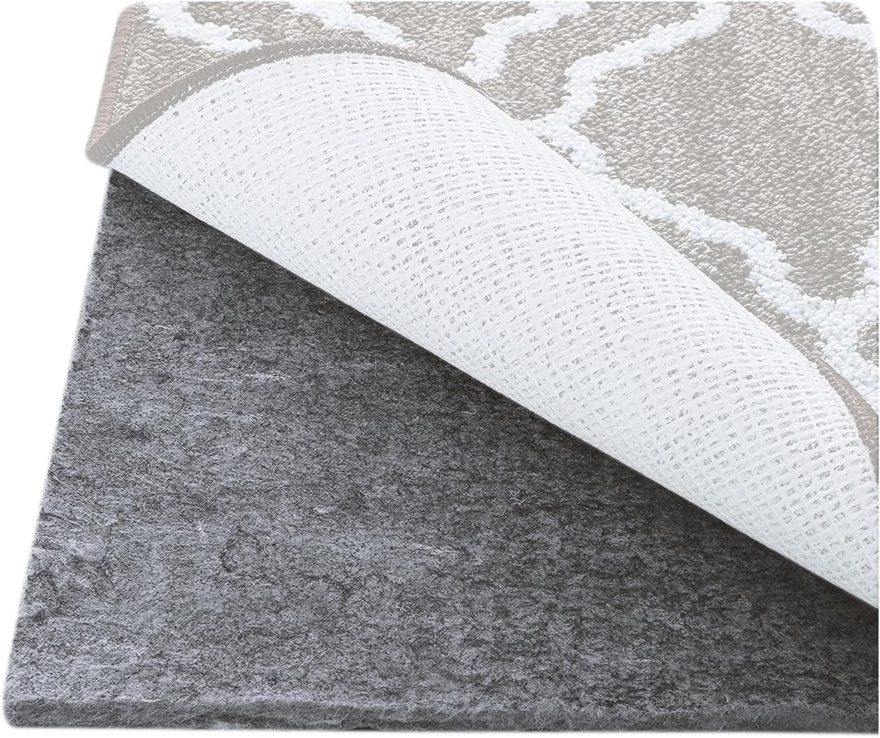 Nevlers 9x12 Rug Pad for Carpet 1/4" Non Slip Rug Pads