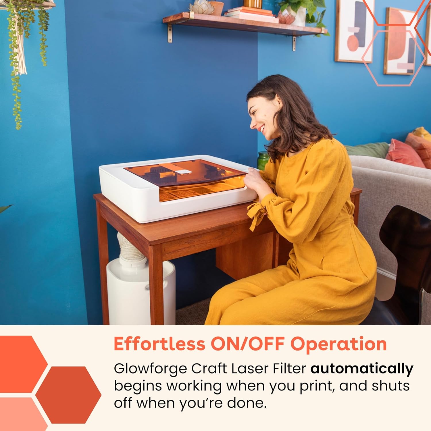 Glowforge Craft Laser Filter Replacement Cartridge Compatible with Aura and Spark Laser Engravers