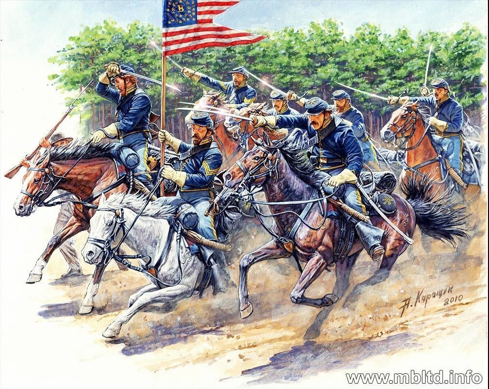 Master Box 3550 kit 1/35 Pennsylvanie Cavalry assemblage précis sans défaut - 8
