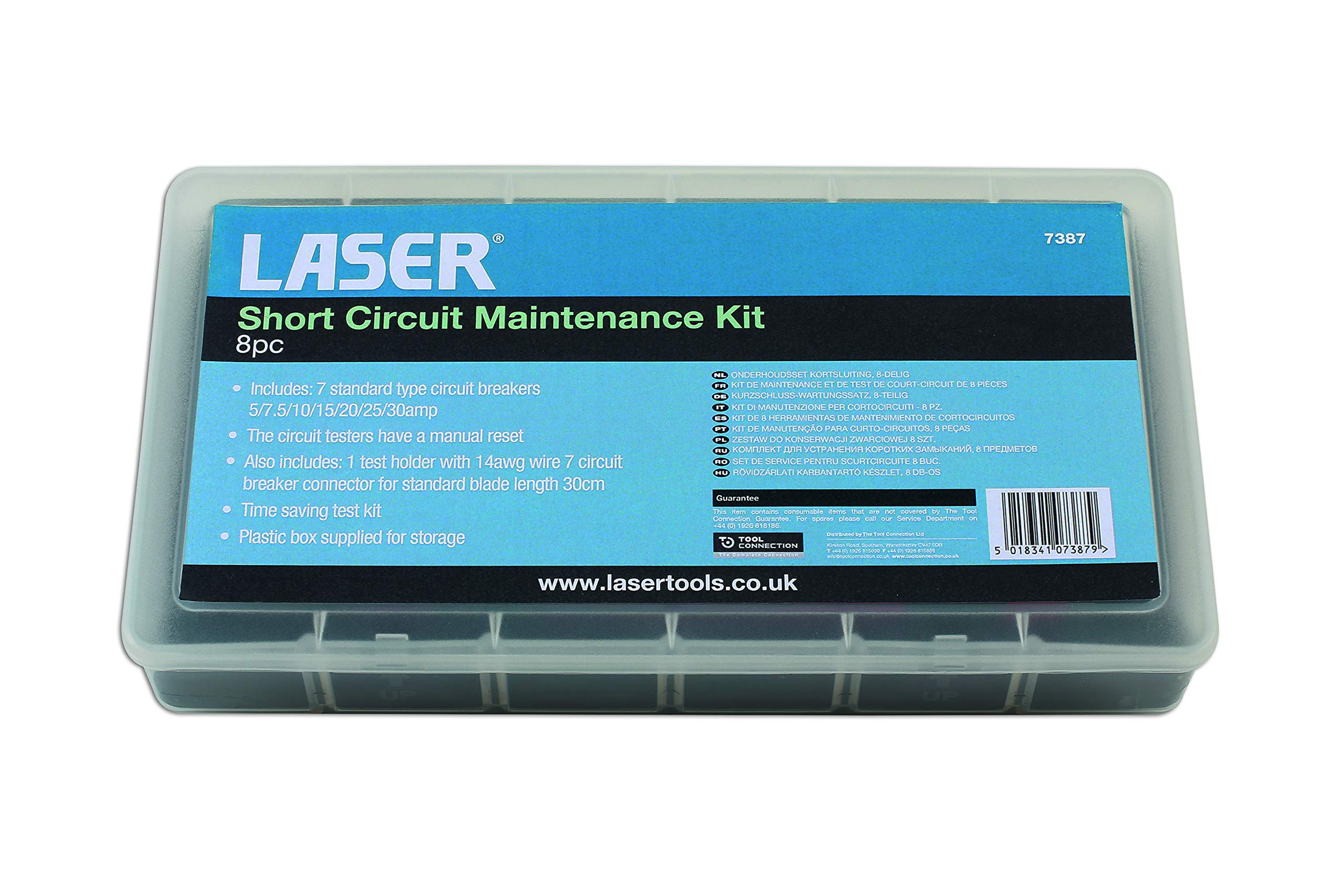 Kurzschluss Diagnose-Set Laser 7387 8-teilig - Profi-Werkzeug Für