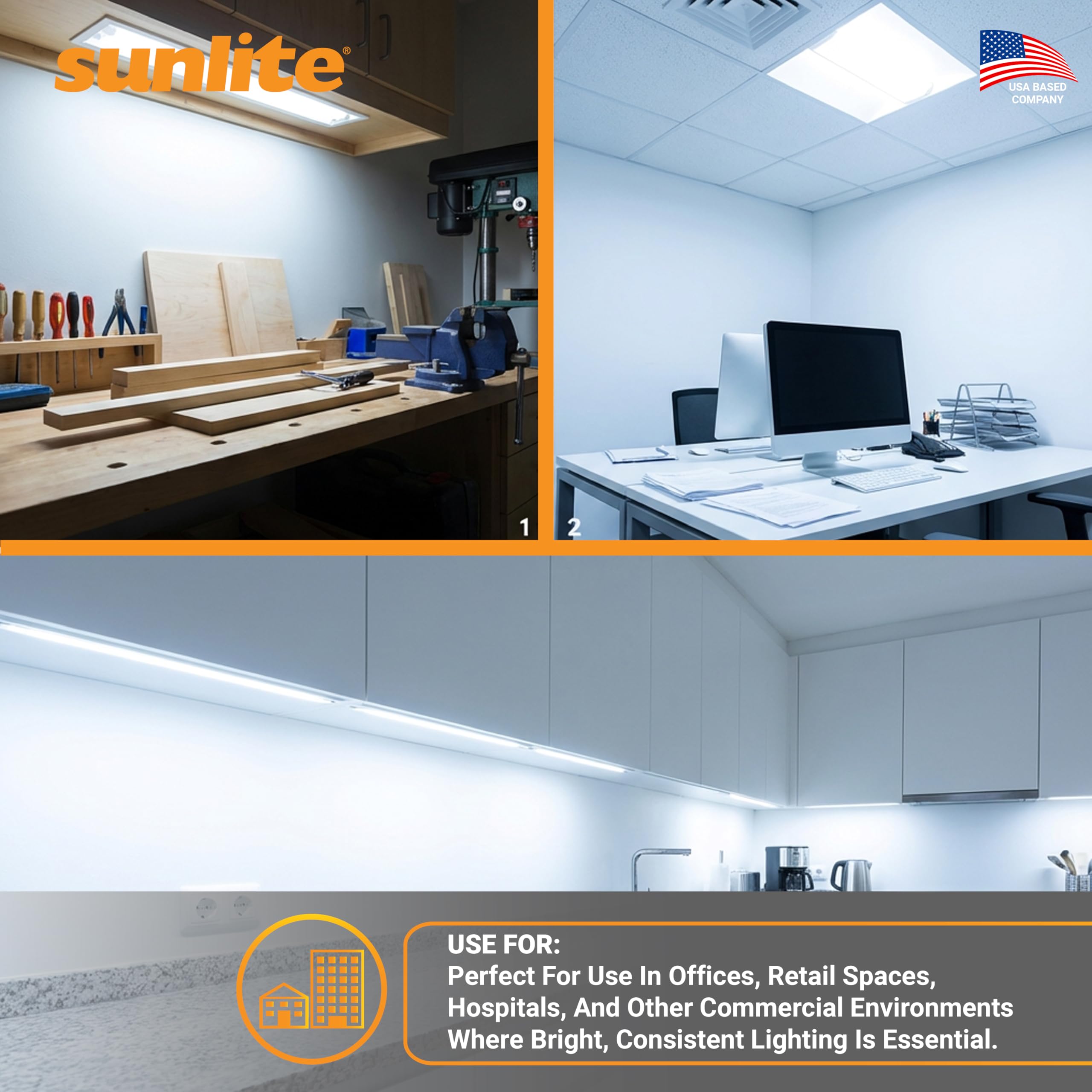 Sunlite PLD18 E SP65K 10PK 6500K Daylight Fluorescent 18W PLD Double U-Shaped Twin Tube CFL Bulbs with 4-Pin — view 6