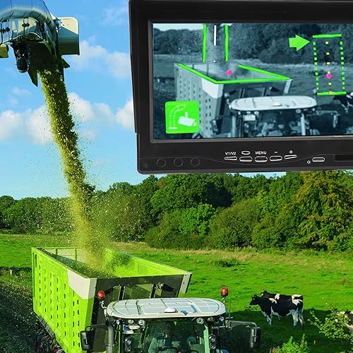 Miniatura 3 de Monitor de cámara de respaldo, 7 pulgadas digital TFT LCD color del coche pantalla de visión trasera DC 9V a 35v pantalla de cámara de