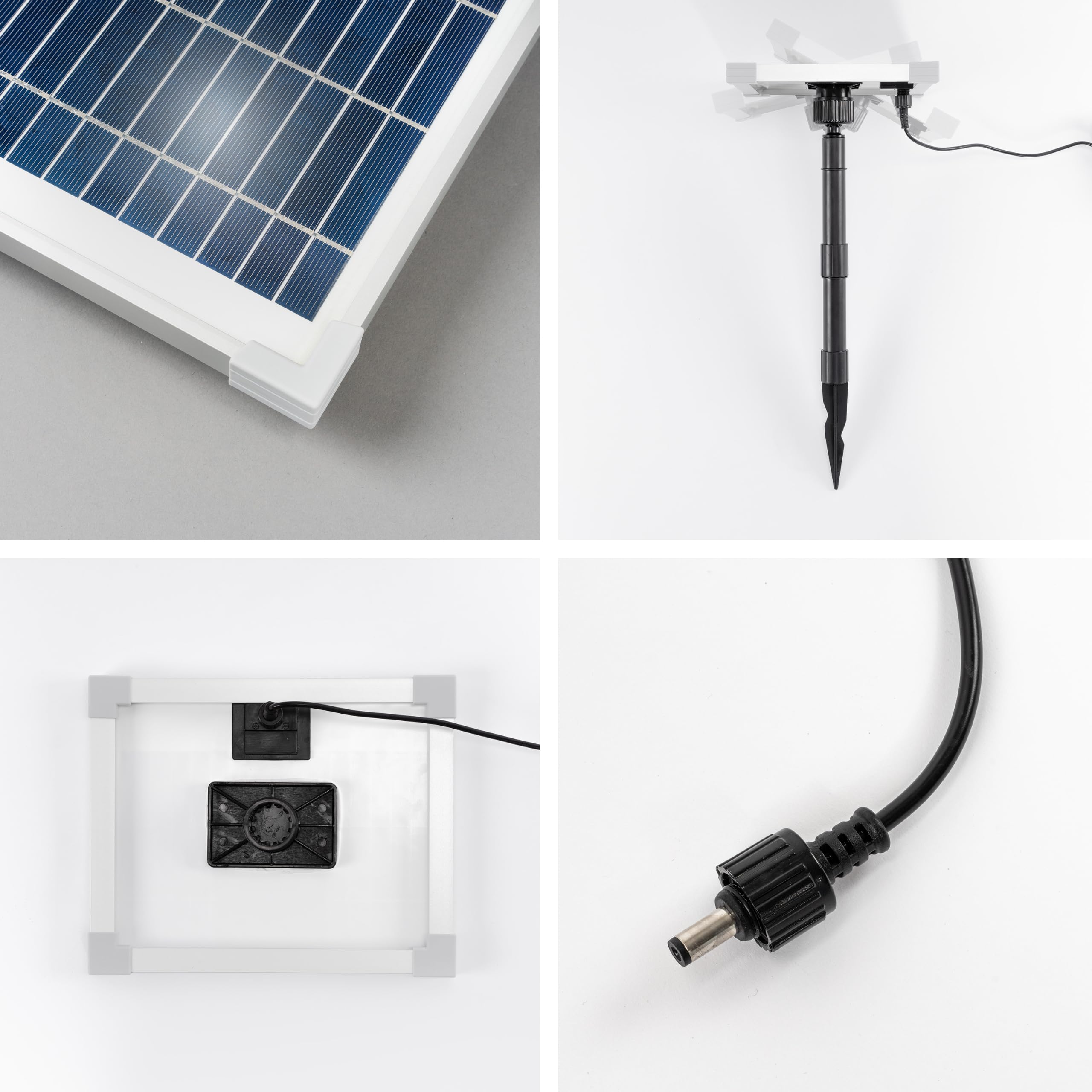 esotec Solar-Teichpumpenset 420l/h Solarpumpe mit Trockenlaufschutz 101908