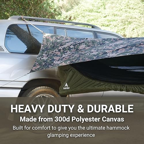 Vista 11 de Haven Tents Lay Flat Hammock Tent - Waterproof Camping Hammock with Mosquito Net, Insulated Pad and Rainfly - Haven Tent, Haven XL, Haven Safari