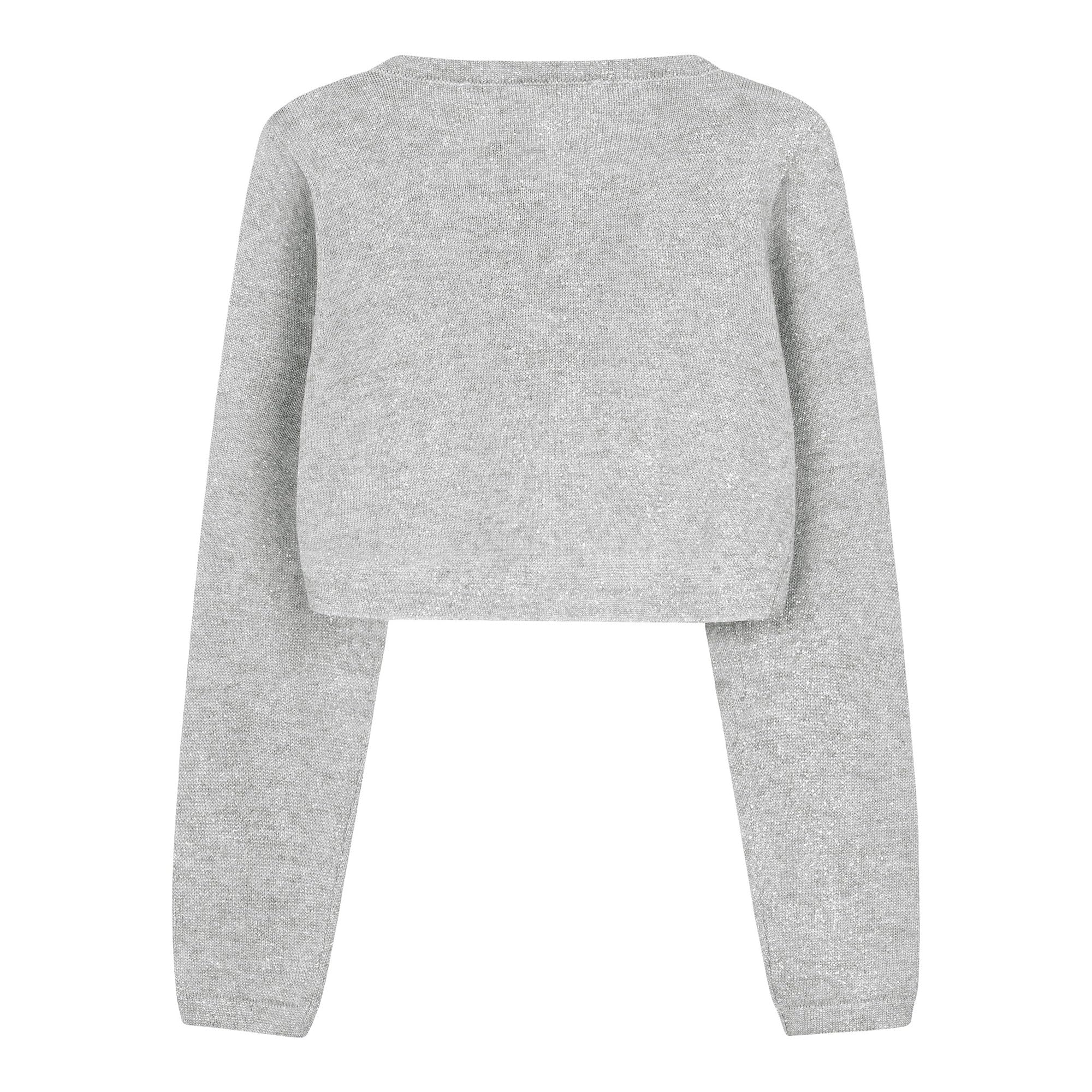 Bolerose Boléro Cardigan Scintillant à Manches Longues pour Fille Enfant