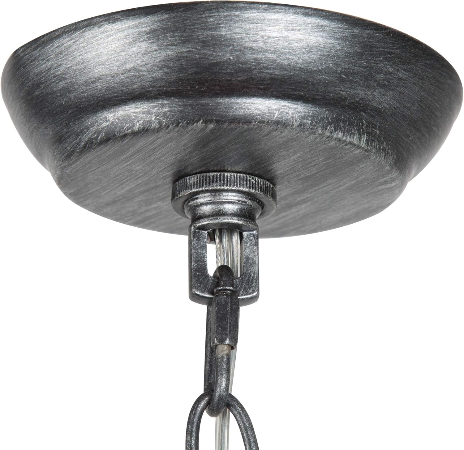 LNC Wood Chandeliers for Kitchen Island, Farmhouse Hanging Light Fixture for Dining Room with Adjustable Chain, Wood & Metal, W16” x H22.5