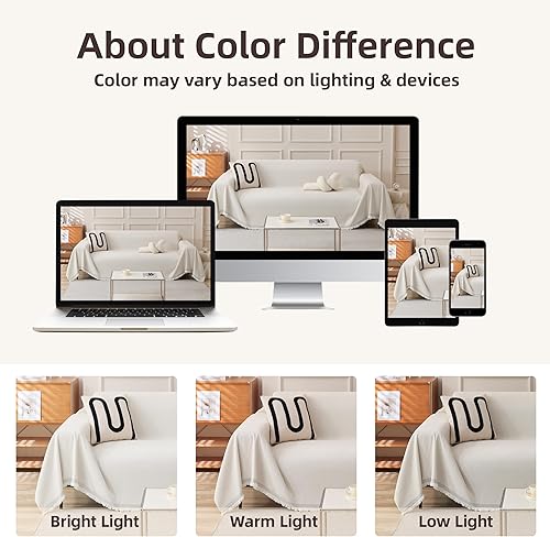 Miniatura 8 de Funda de sofá para sofá de 2 a 3 cojines, funda antideslizante de felpilla para sofá seccional, fundas de sofá, fundas de sofá, lavables, protector