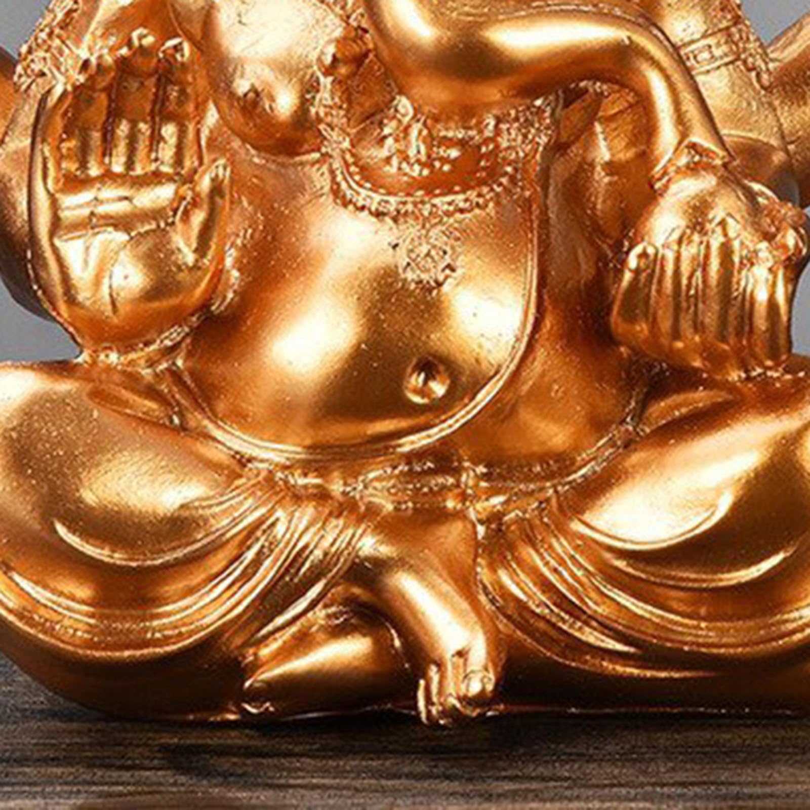 Estatua de Buda Ganesh - Estatua de Buda para decoración del hogar - Estatua de elefante para jardín al aire libre