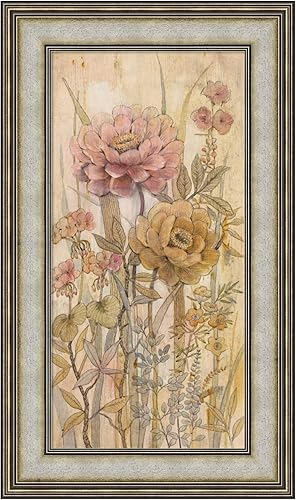 Miniatura 21 de Amanti Art Lienzo decorativo para pared de 36 x 20 pulgadas, diseño floral Chinoiserie II por Tim O'Toole, arte de pared de flores, decoración