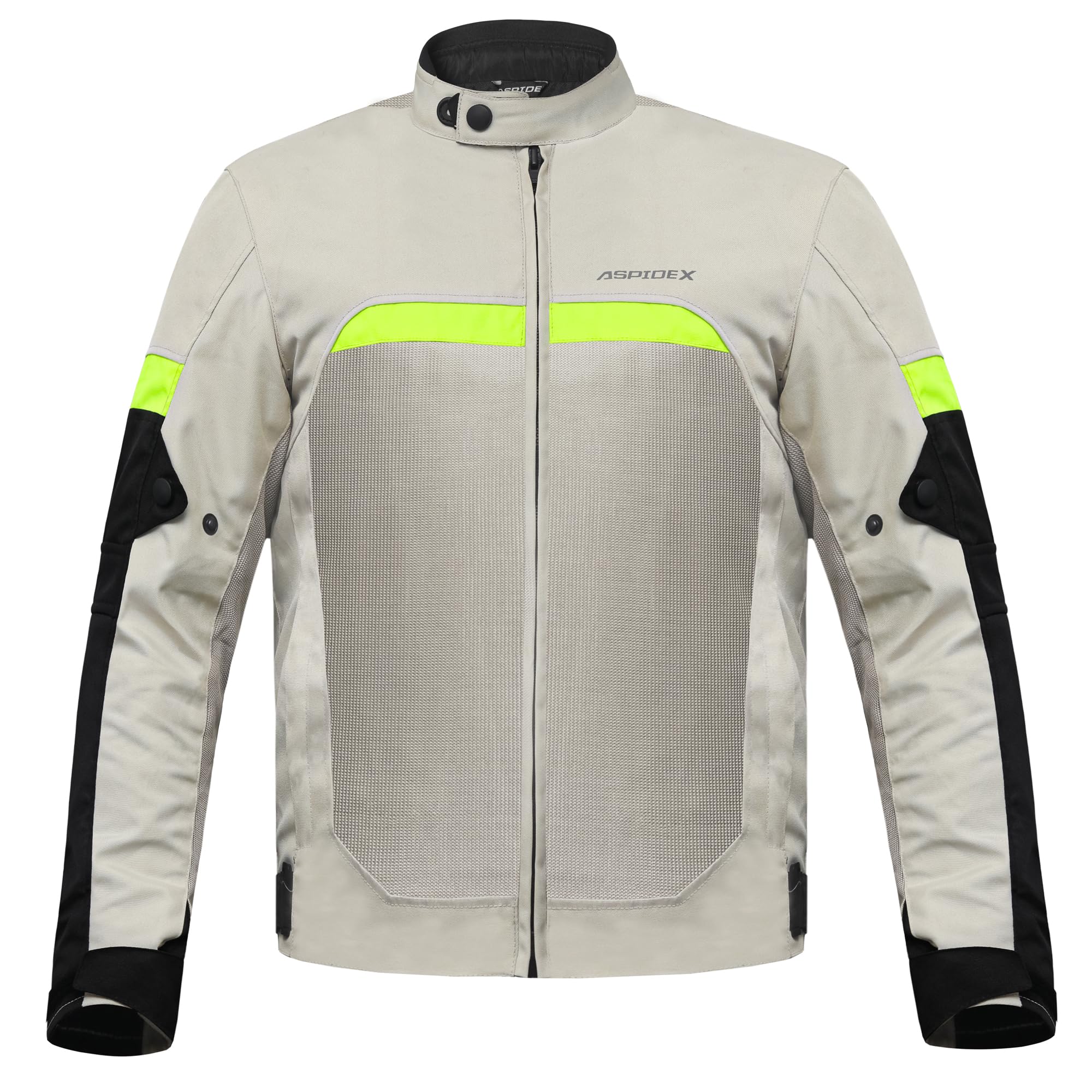 GIUBBOTTO MOTO ESTIVO ASPIDEX CERTIFICATO CON PROTEZIONI OMOLOGATE IN TESSUTO