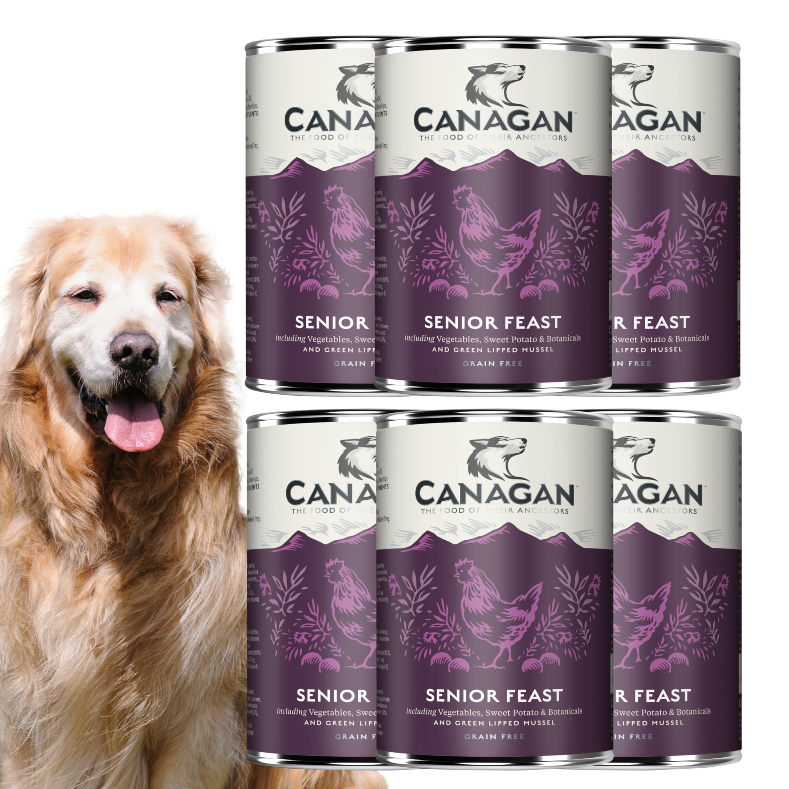 Amazon.co.jp: カナガン ドッグフード チキン＆ターキー 缶詰(400g×6缶