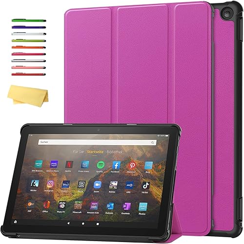 Miniatura 53 de Funda para tablet Yaxa Kindle Fire Max 11 de 13ª generación (versión 2023) de 11 pulgadas con soporte [encendido y apagado automático] Funda