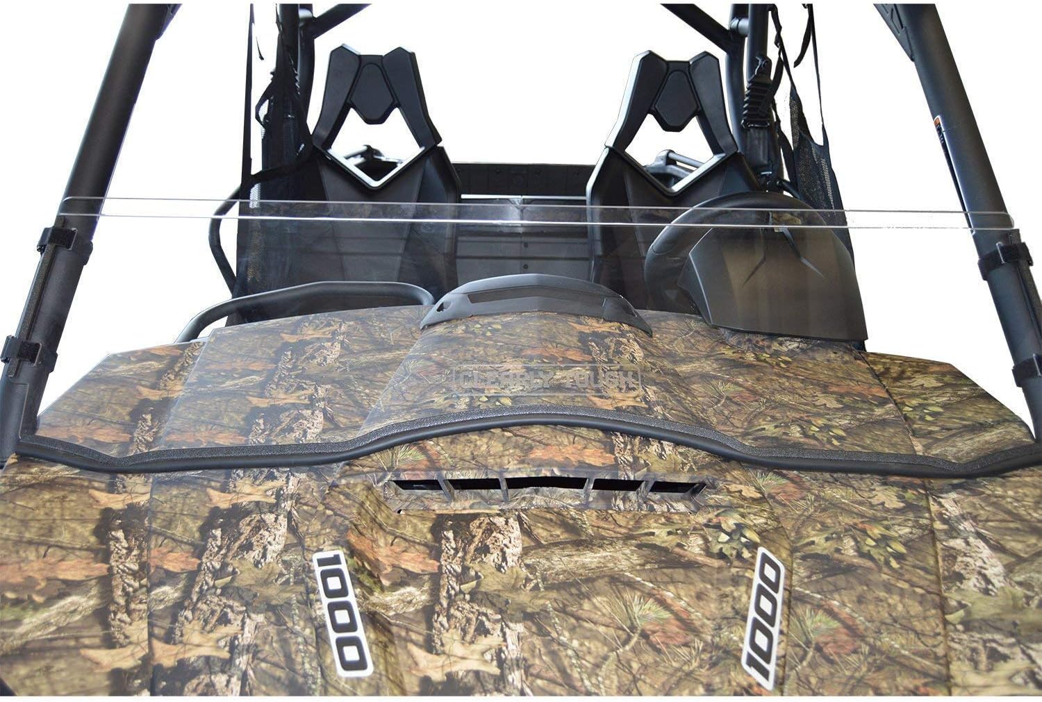 SuperATV CanAm Commander Flip Down Glass Windshield Ride