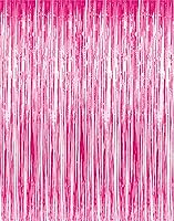 Vista 67 de GOER - Cortinas de tiras metálicas/oropel para fiestas, telón de fondo para fotos, cumpleaños, graduaciones, Año Nuevo, bodas, de 3.2 x 9.8 pies