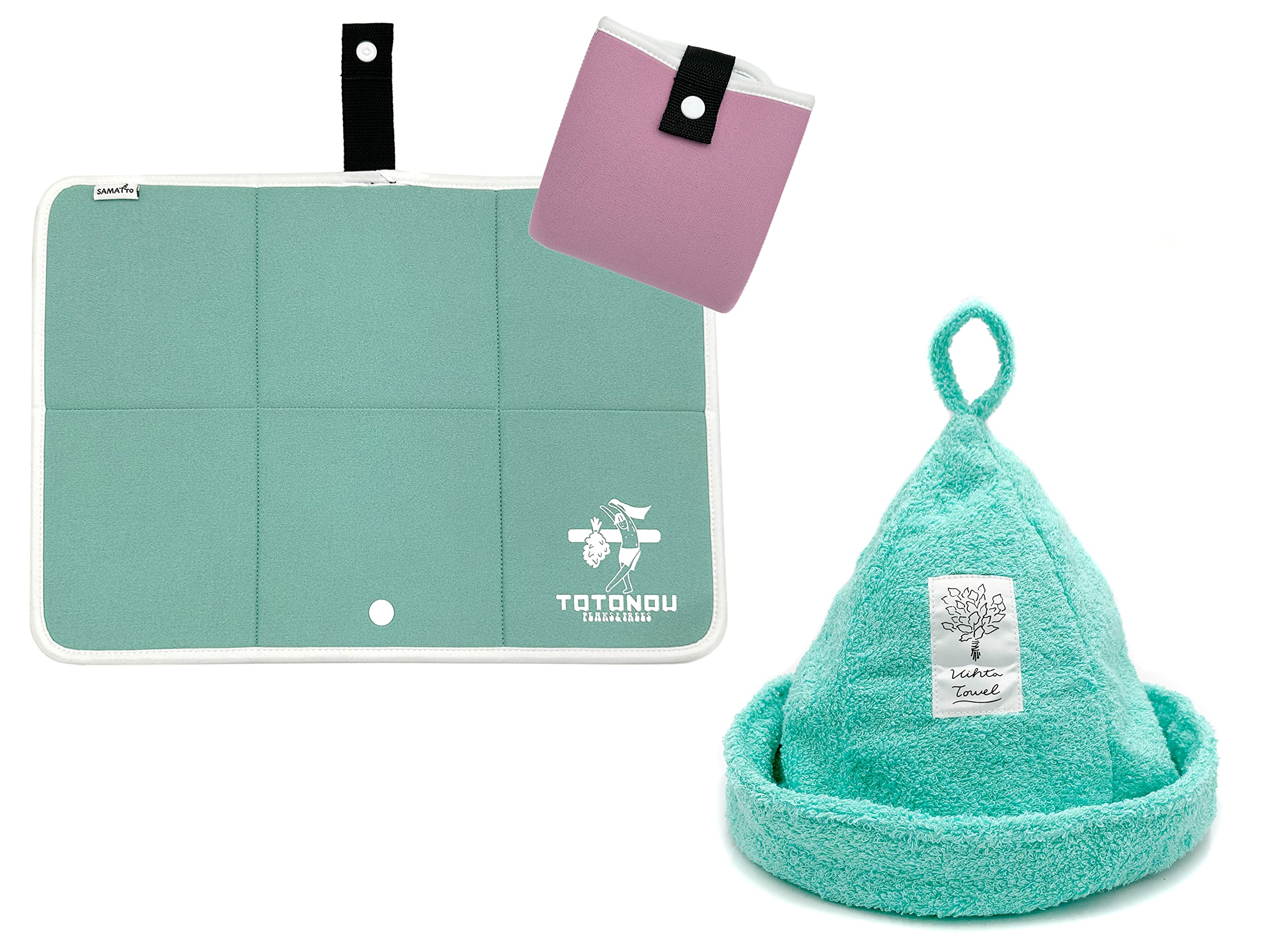 Amazon.co.jp: PEAKS&TREES サウナマット サウナハット フィンランド