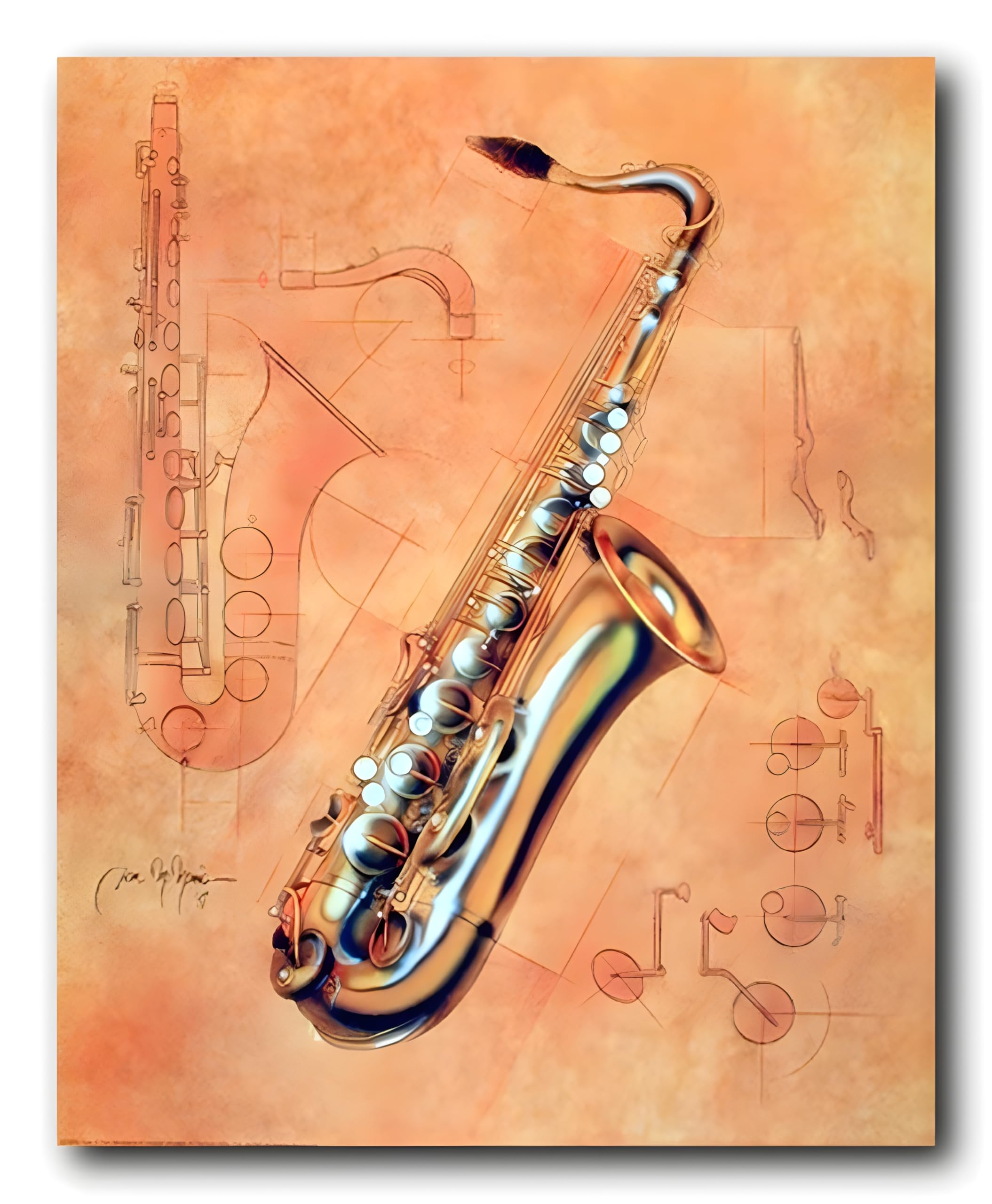 Amazon.com: Impact Posters Gallery Music Instrument Wall Decor