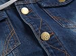 Men's denim waistcoat, slim fit, ripped sleeveless jacket, vintage denim waistcoat with pockets