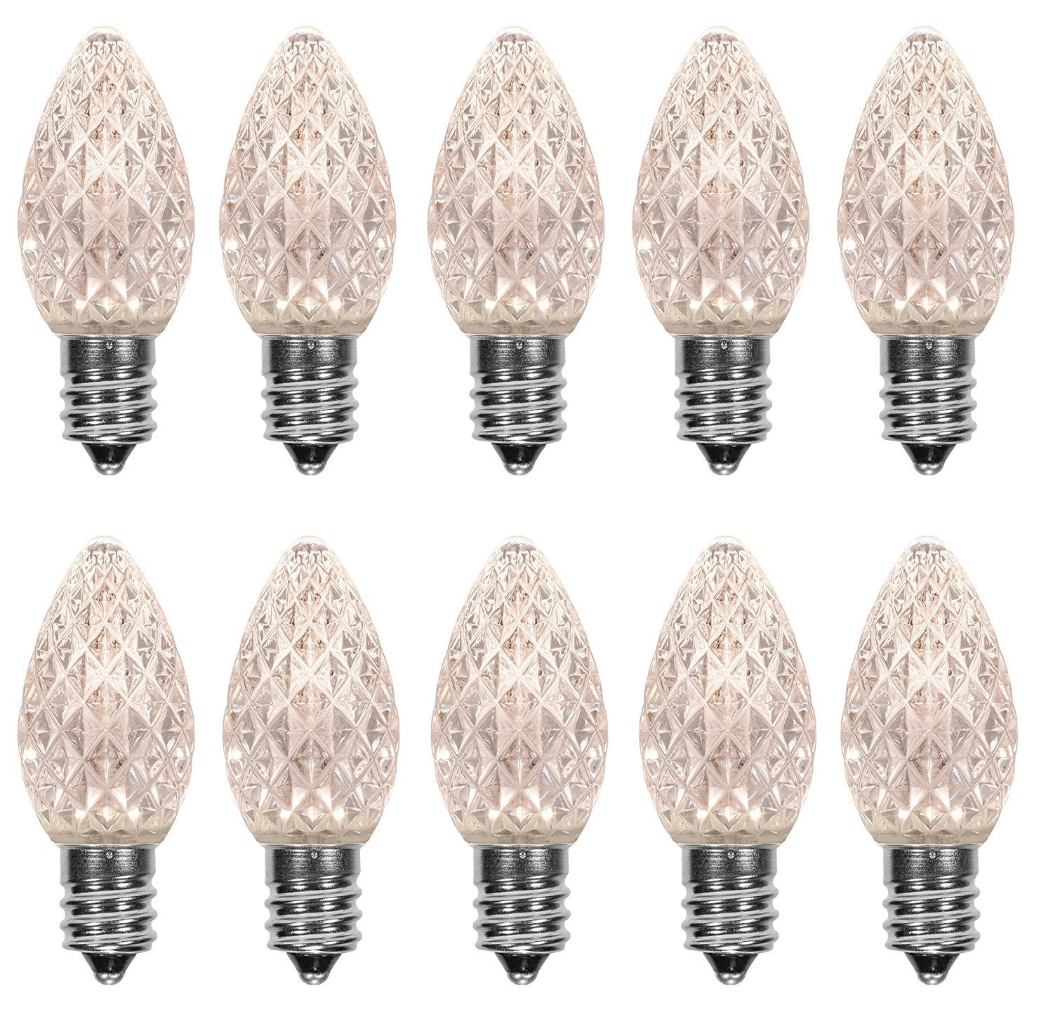 Lot of 10 PCS 12V 4W MR16 LED Bulbs - 6000K Daylight LED Spotlights -35Watt Equivalent - 330 Lumen 60 Degree Beam Angle for Landscape, Recessed, Track lighting