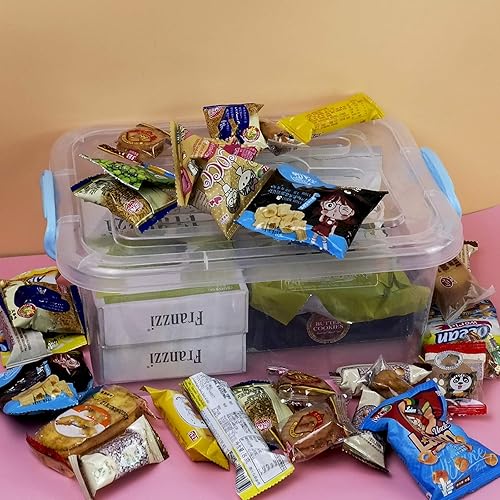 Miniatura 5 de Contenedor de plástico de 8 cuartos de galón con tapa y asas, 2 paquetes