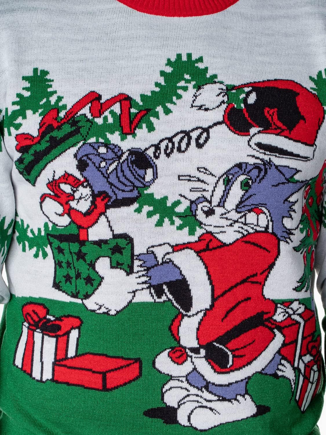 Tom and Jerry Men's Surprise Ugly Sweater Knit Pullover - Image 6